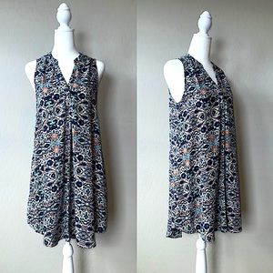 Lush Sleeveless Shirt Dress